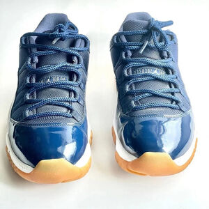 Jordan 11 Retro Low Navy Gum Bottom (528895-405) 2016 Men’s Sneakers sz 10.5